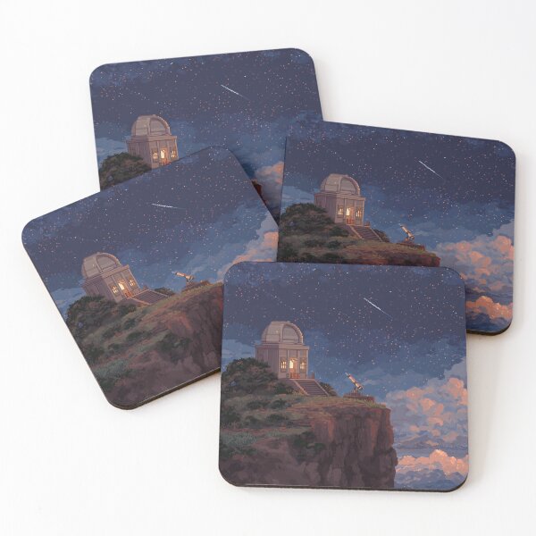 Item preview, Pixel Art Observatory on Starry Cliff designed and sold by Rtymer.