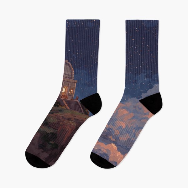 Item preview, Pixel Art Observatory on Starry Cliff designed and sold by Rtymer.