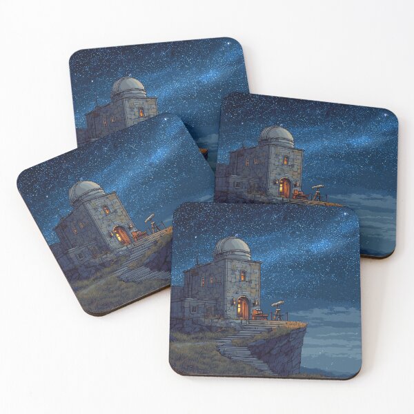 Item preview, Pixel Art Observatory on Starry Cliff designed and sold by Rtymer.