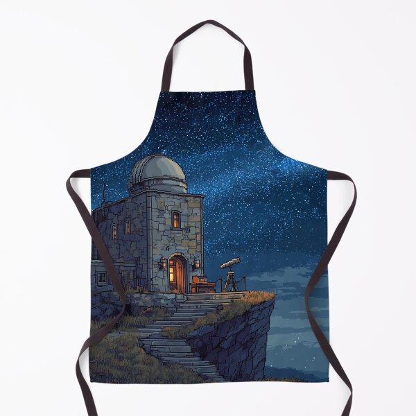 Item preview, Pixel Art Observatory on Starry Cliff designed and sold by Rtymer.