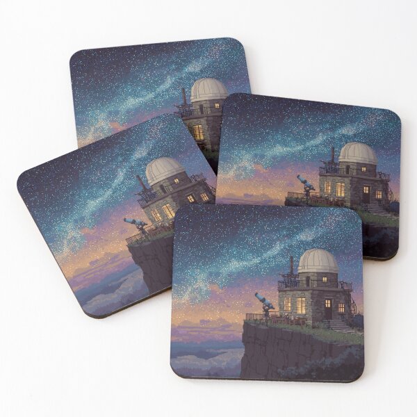 Item preview, Pixel Art Observatory on Starry Cliff designed and sold by Rtymer.