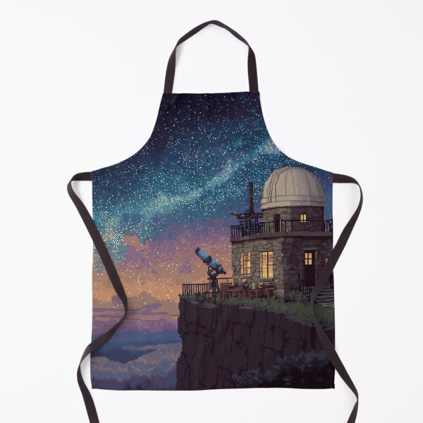Item preview, Pixel Art Observatory on Starry Cliff designed and sold by Rtymer.