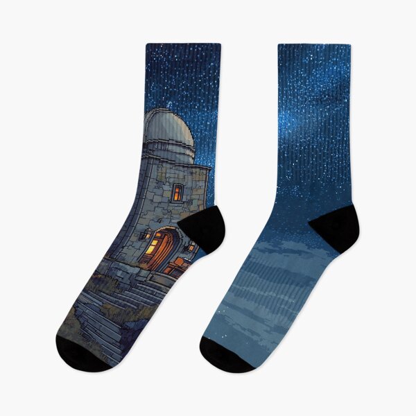 Item preview, Pixel Art Observatory on Starry Cliff designed and sold by Rtymer.