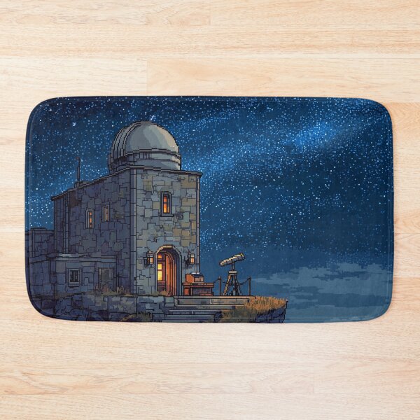 Item preview, Pixel Art Observatory on Starry Cliff designed and sold by Rtymer.