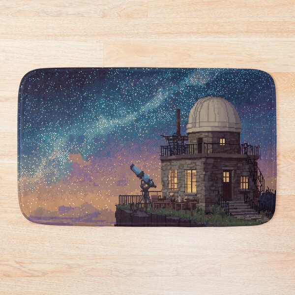Item preview, Pixel Art Observatory on Starry Cliff designed and sold by Rtymer.