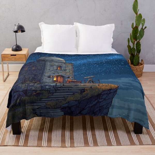 Item preview, Pixel Art Observatory on Starry Cliff designed and sold by Rtymer.