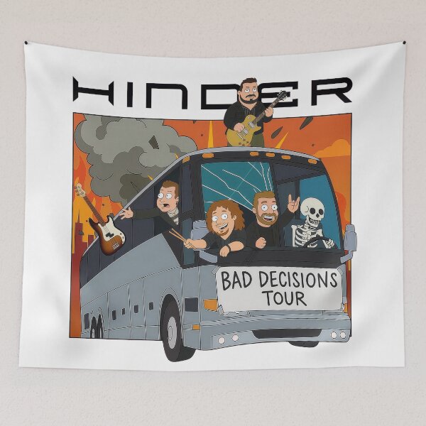 Item preview, hinder band tour 2026 lagibisa designed and sold by vidbreedlove50.