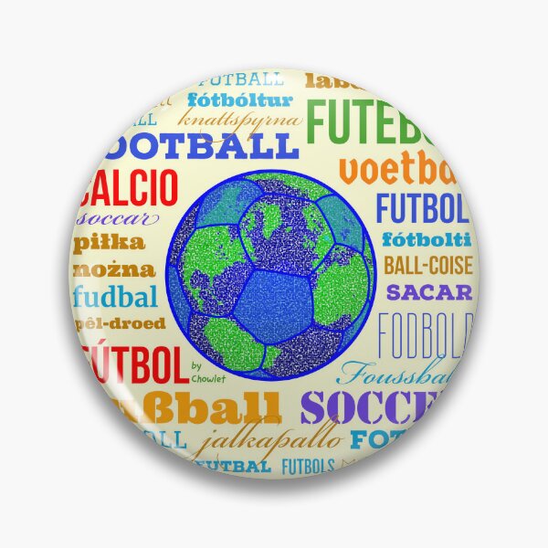 Item preview, Football, the Many Names of the Beautiful Game designed and sold by chowlet.