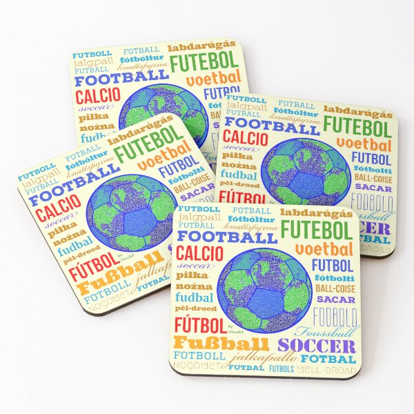Item preview, Football, the Many Names of the Beautiful Game designed and sold by chowlet.