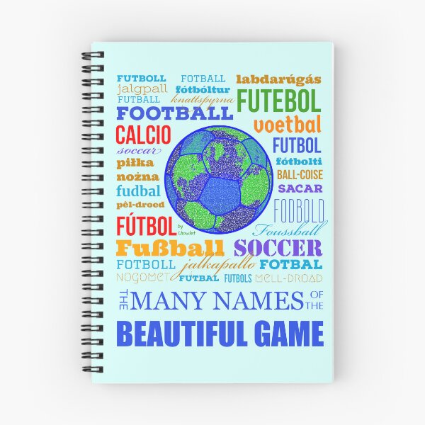 Item preview, Football, the Many Names of the Beautiful Game designed and sold by chowlet.