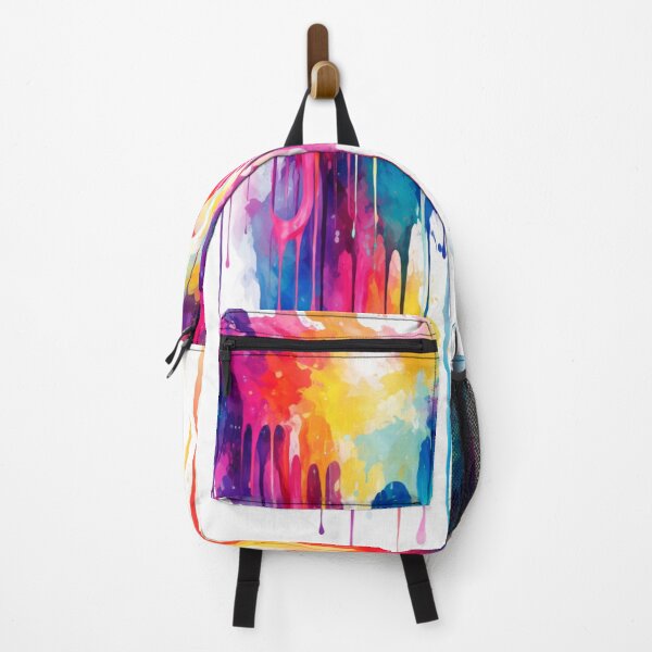 Item preview, Abstract Watercolor Rainbow Drip. designed and sold by HubiUrbanStudio.