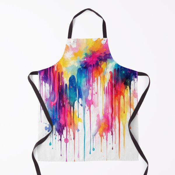 Item preview, Abstract Watercolor Rainbow Drip. designed and sold by HubiUrbanStudio.
