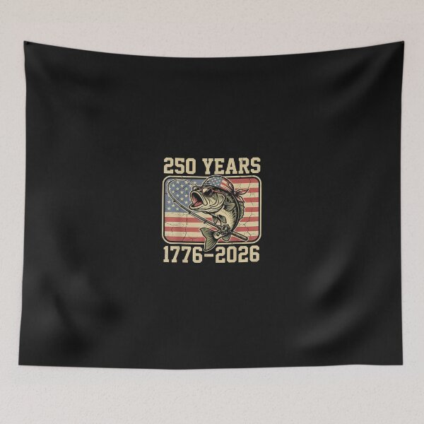 Item preview, 250 Years 1776-2026 Bass Fishing American 250Th Anniversary designed and sold by tratakos.