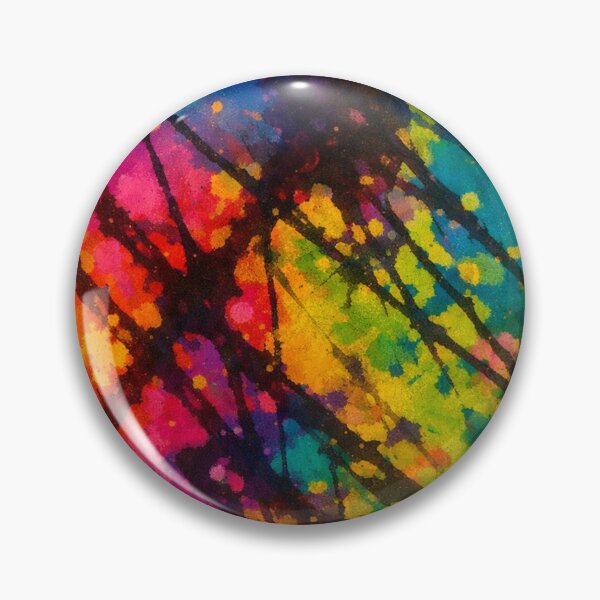 Item preview, Vibrant Rainbow Splatter Art. designed and sold by HubiUrbanStudio.