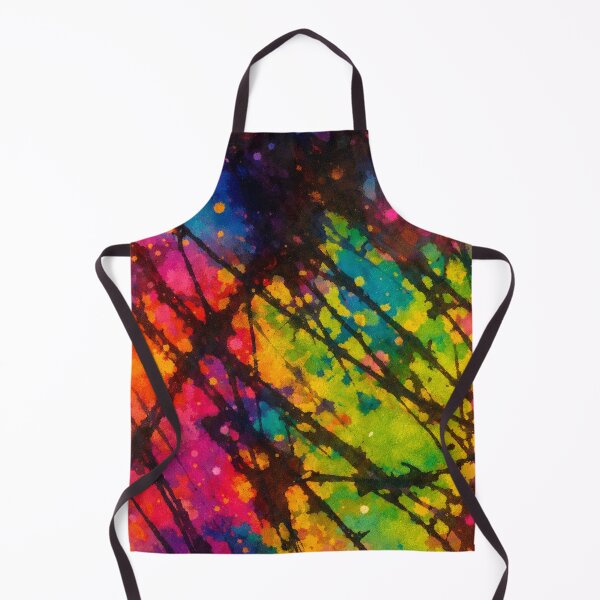 Item preview, Vibrant Rainbow Splatter Art. designed and sold by HubiUrbanStudio.