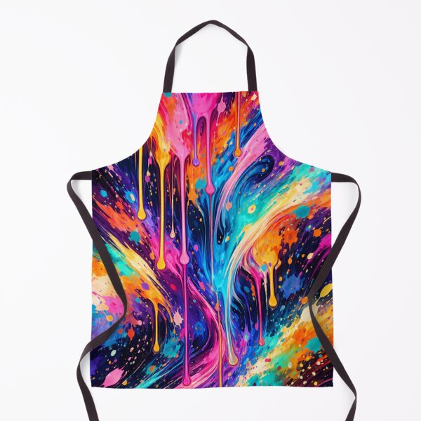 Item preview, Abstract Neon Drip Art. designed and sold by HubiUrbanStudio.