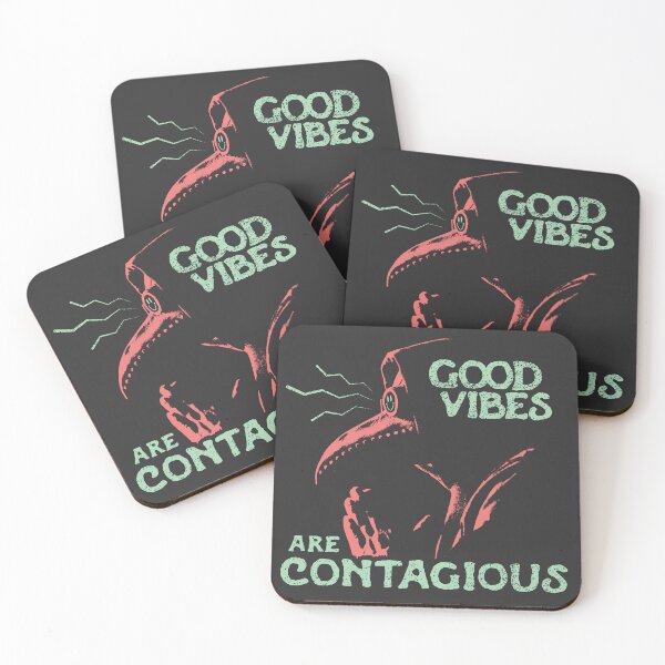 Item preview, Good Vibes Are Contagious designed and sold by AlexanderDS.