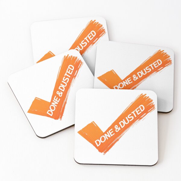 Item preview, Done and Dusted Bold Brushstroke Organization Graphic designed and sold by TheOrganizedHaven1.