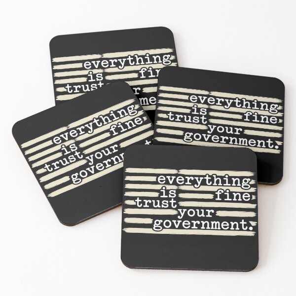Item preview, Everything Is Fine Trust Your Government Redacted Graphic designed and sold by axiksa10.