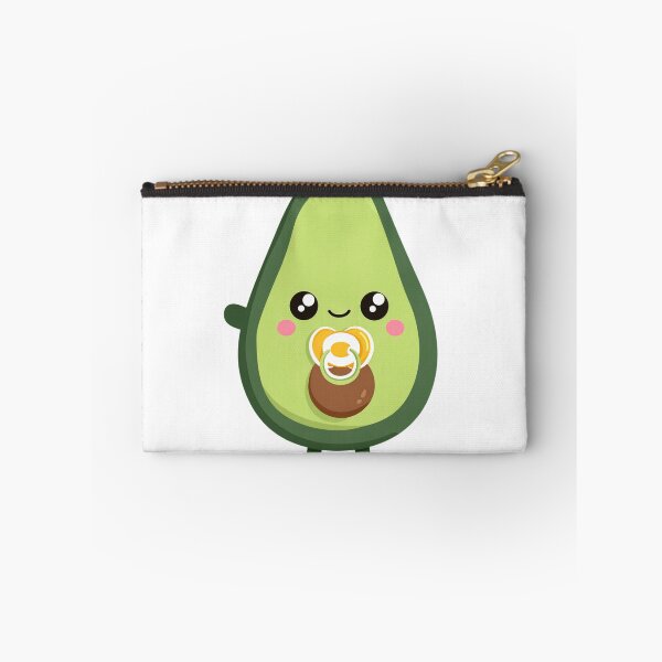 Item preview, Baby Avocado Pacifier Kawaii Character Nursery Art designed and sold by BigStar-Cart.