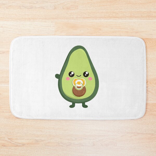 Item preview, Baby Avocado Pacifier Kawaii Character Nursery Art designed and sold by BigStar-Cart.