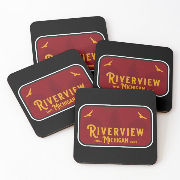 Item preview, Riverview Michigan Rectangular City Badge designed and sold by American Travels.