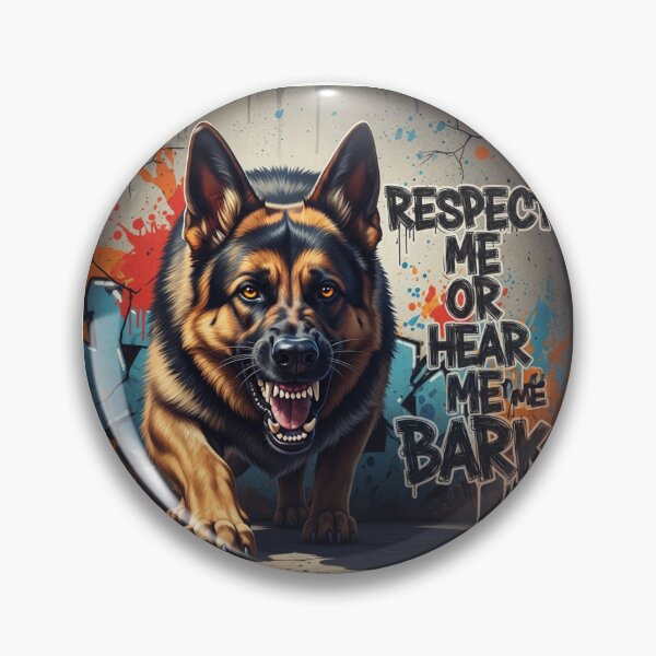 Item preview, Respect Me or Hear Me Bark designed and sold by PetJoyPrintsCO.