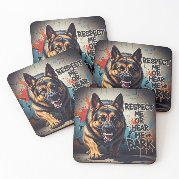 Item preview, Respect Me or Hear Me Bark designed and sold by PetJoyPrintsCO.