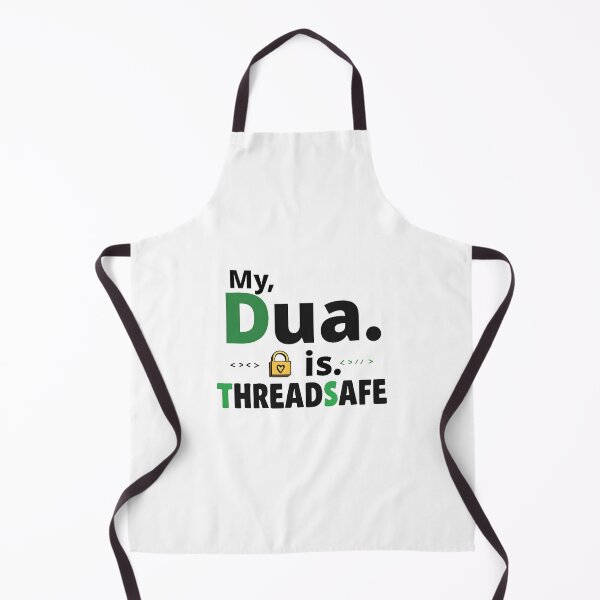Item preview, My Dua Is Thread Safe Muslim Developer T-Shirt | Minimal Islamic Tech Streetwear Tee for Coders designed and sold by Vajid Designs .