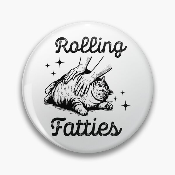 Item preview,  Rolling Fatties Cat, Funny Cat Graphic designed and sold by Ariana De Amicis.