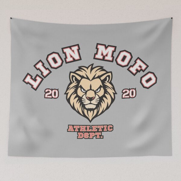 Item preview, Lion Mofo College Logo Style Gym Wear designed and sold by pUNKnown.