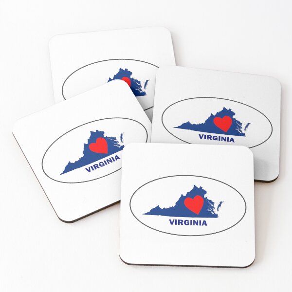 Item preview, Virginia is for Lovers Oval Euro Style Sticker designed and sold by BankrobberGus.