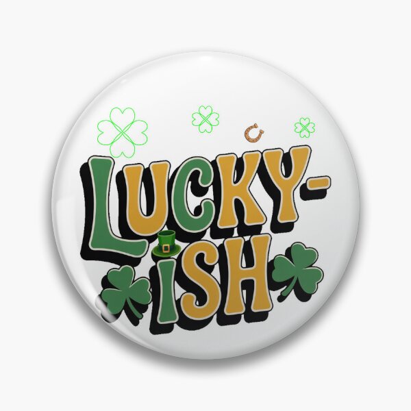 Item preview, Retro Lucky-Ish Shamrock Irish Celebration designed and sold by QuiteOrbit.
