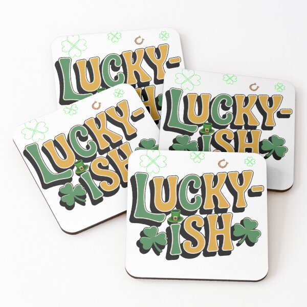 Item preview, Retro Lucky-Ish Shamrock Irish Celebration designed and sold by QuiteOrbit.