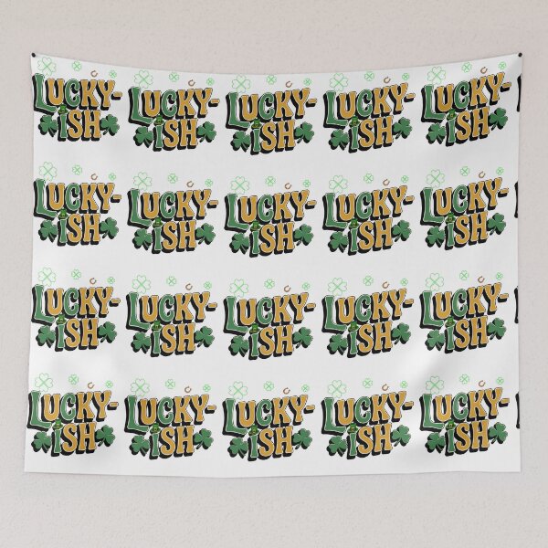 Item preview, Retro Lucky-Ish Shamrock Irish Celebration designed and sold by QuiteOrbit.