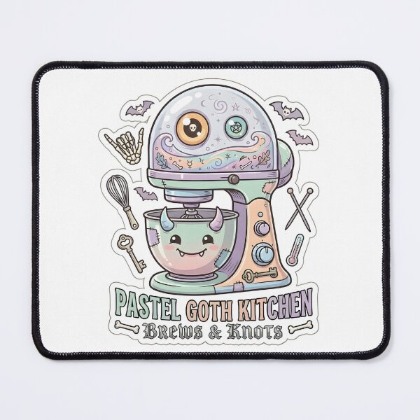 Item preview, Pastel Goth Creepy Cute Monster Kitchen Mixer designed and sold by Kvarny.