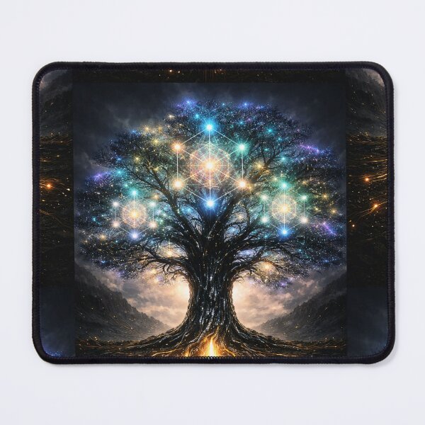Item preview, Metatron’s Circuit Tree - Sacred Geometry Tech Nature Fusion designed and sold by LuxeBuzz.