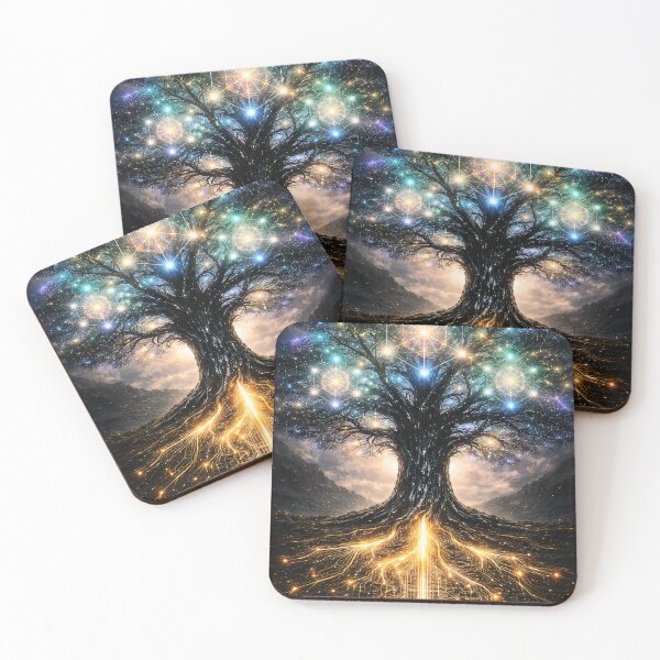 Item preview, Metatron’s Circuit Tree - Sacred Geometry Tech Nature Fusion designed and sold by LuxeBuzz.
