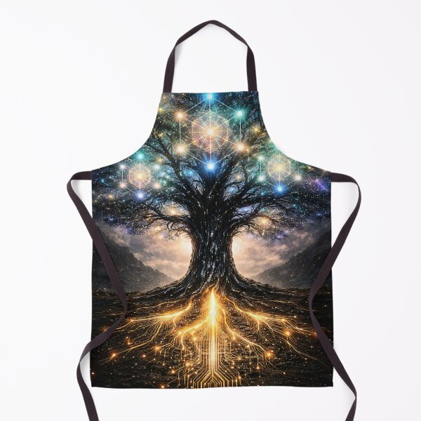 Item preview, Metatron’s Circuit Tree - Sacred Geometry Tech Nature Fusion designed and sold by LuxeBuzz.