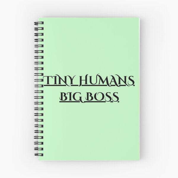 Item preview, Tiny Humans Big Boss – Playful Mother’s Day Design for Full Time Moms designed and sold by Yassine SEBA.