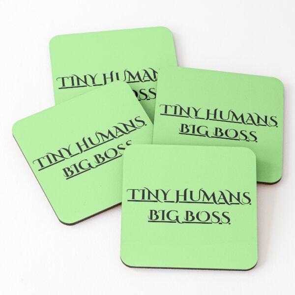 Item preview, Tiny Humans Big Boss – Playful Mother’s Day Design for Full Time Moms designed and sold by Yassine SEBA.