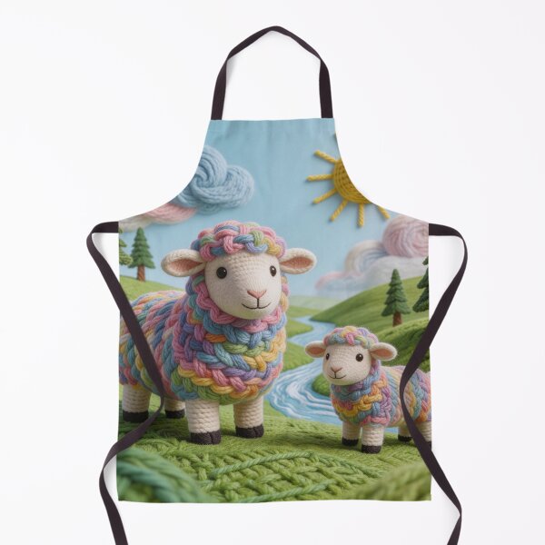 Item preview, Yarn Sheep in Meadow designed and sold by Tridentulus.