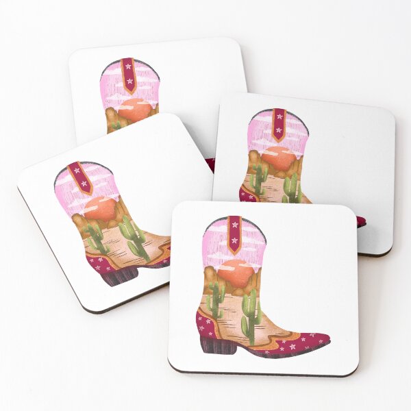 Item preview, Desert aesthetic cowgirl boot designed and sold by pinkyfish1010.