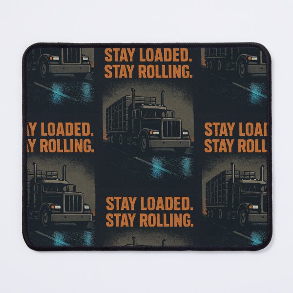 Item preview, Stay Loaded. Stay Rolling. Heavy-Duty Trucker Poster designed and sold by mbmstores.