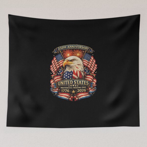 Item preview, USA Independence 250th Anniversary 1776 2026 Patriotic Eagle designed and sold by hargisnamocho.