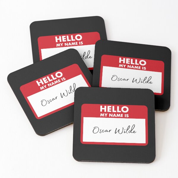 Item preview, Hello My Name Is Oscar Wilde designed and sold by Saw This and I Thought of You.