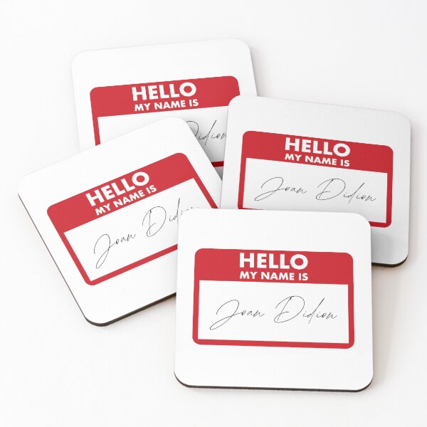 Item preview, Hello My Name Is Joan Didion designed and sold by Saw This and I Thought of You.