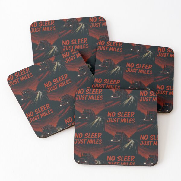 Item preview, No Sleep, Just Miles  Gritty Highway Poster designed and sold by mbmstores.