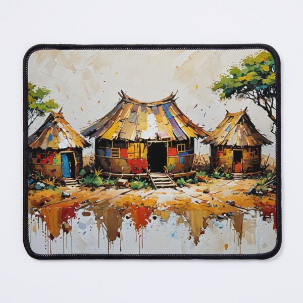Item preview, Three African Huts designed and sold by tambanow.