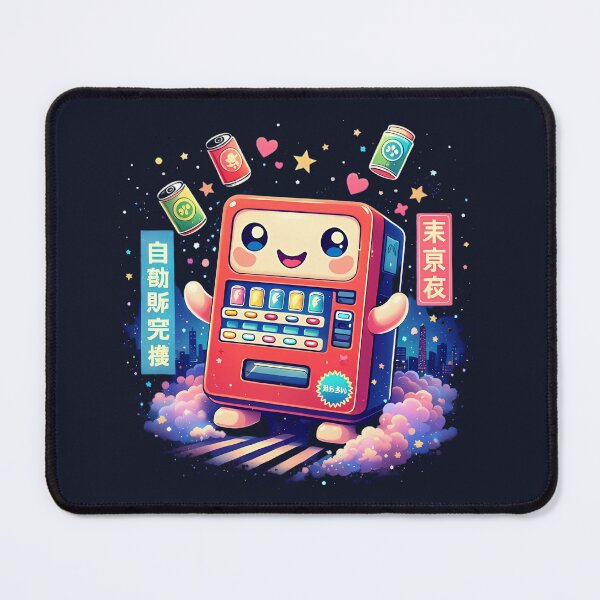 Item preview, Kawaii Tokyo Vending Machine Cute Japanese Night Aesthetic Illustration designed and sold by VaporTokyo.